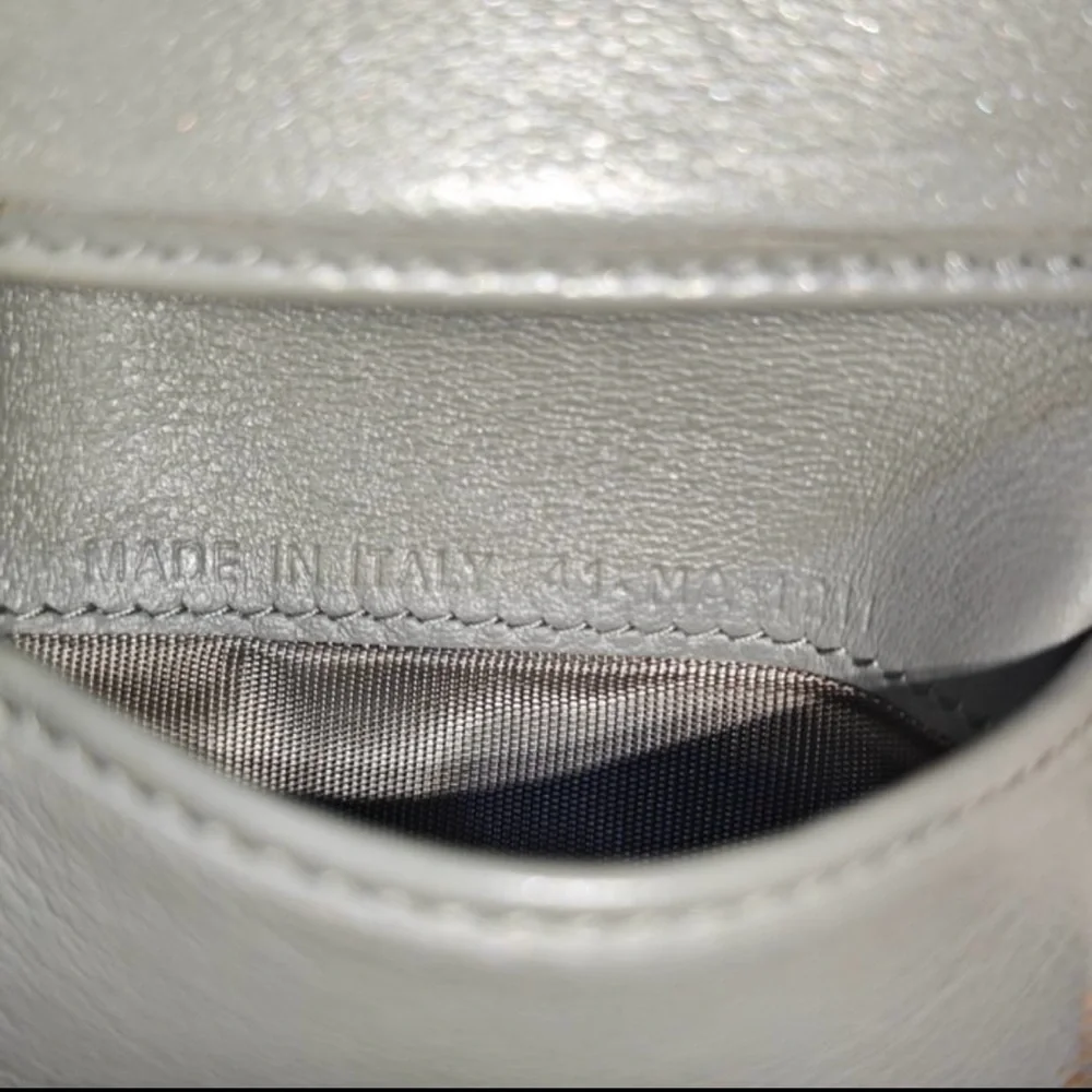 Dior Beige Saddle Trotter TriFold Wallet with Gold Accent